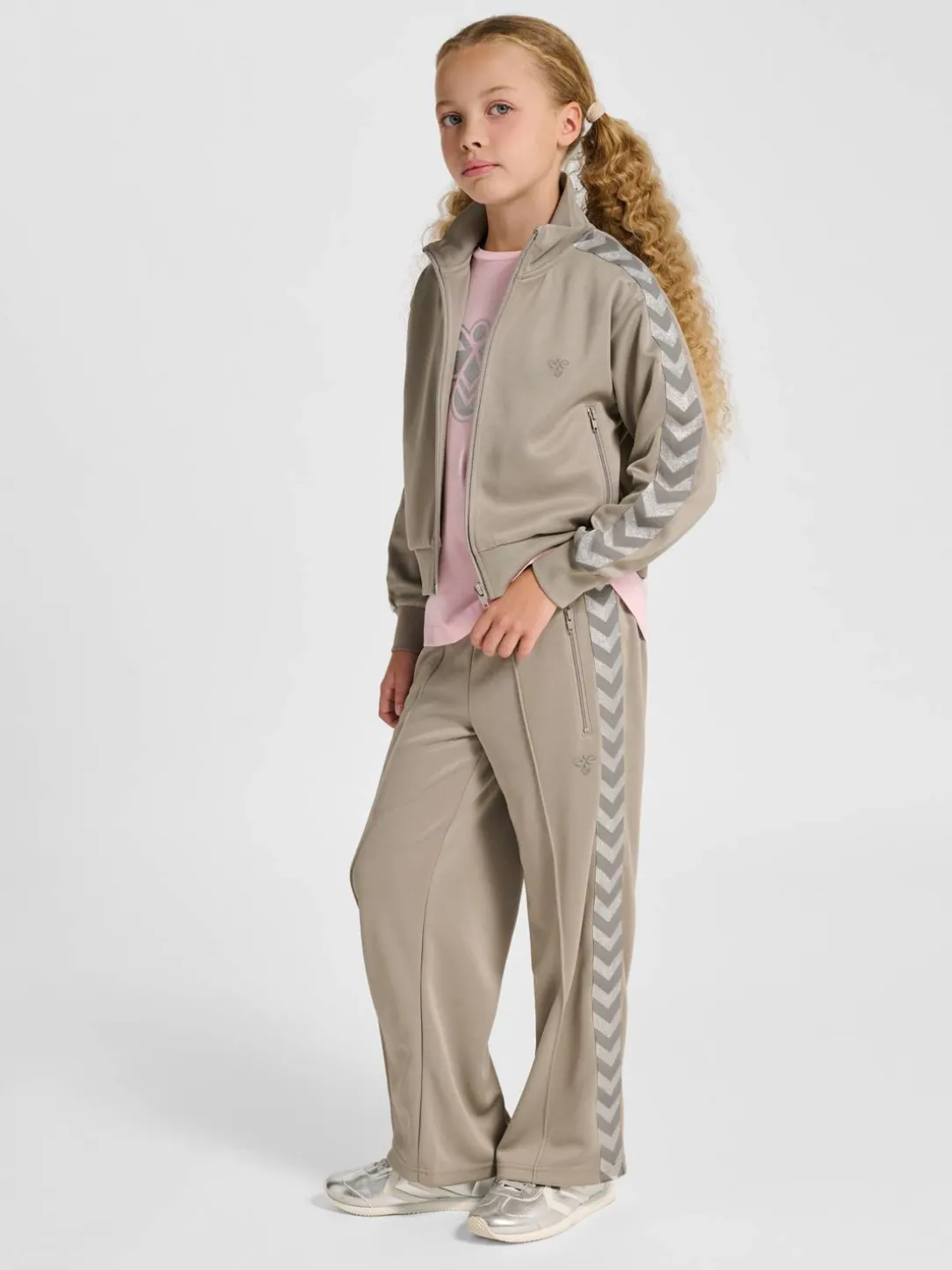 hmlJR REG POLY TAPE GIRL ZIP JACKET