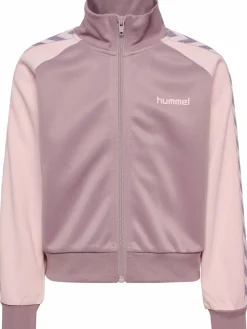 hmlJR REG POLY TAPE ZIP JACKET