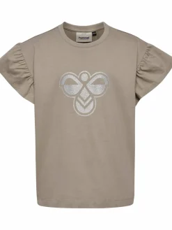 hmlJR RUFFLE T-SHIRT SS BIG BEE