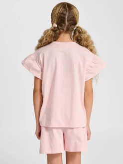 hmlJR RUFFLE T-SHIRT SS BIG BEE
