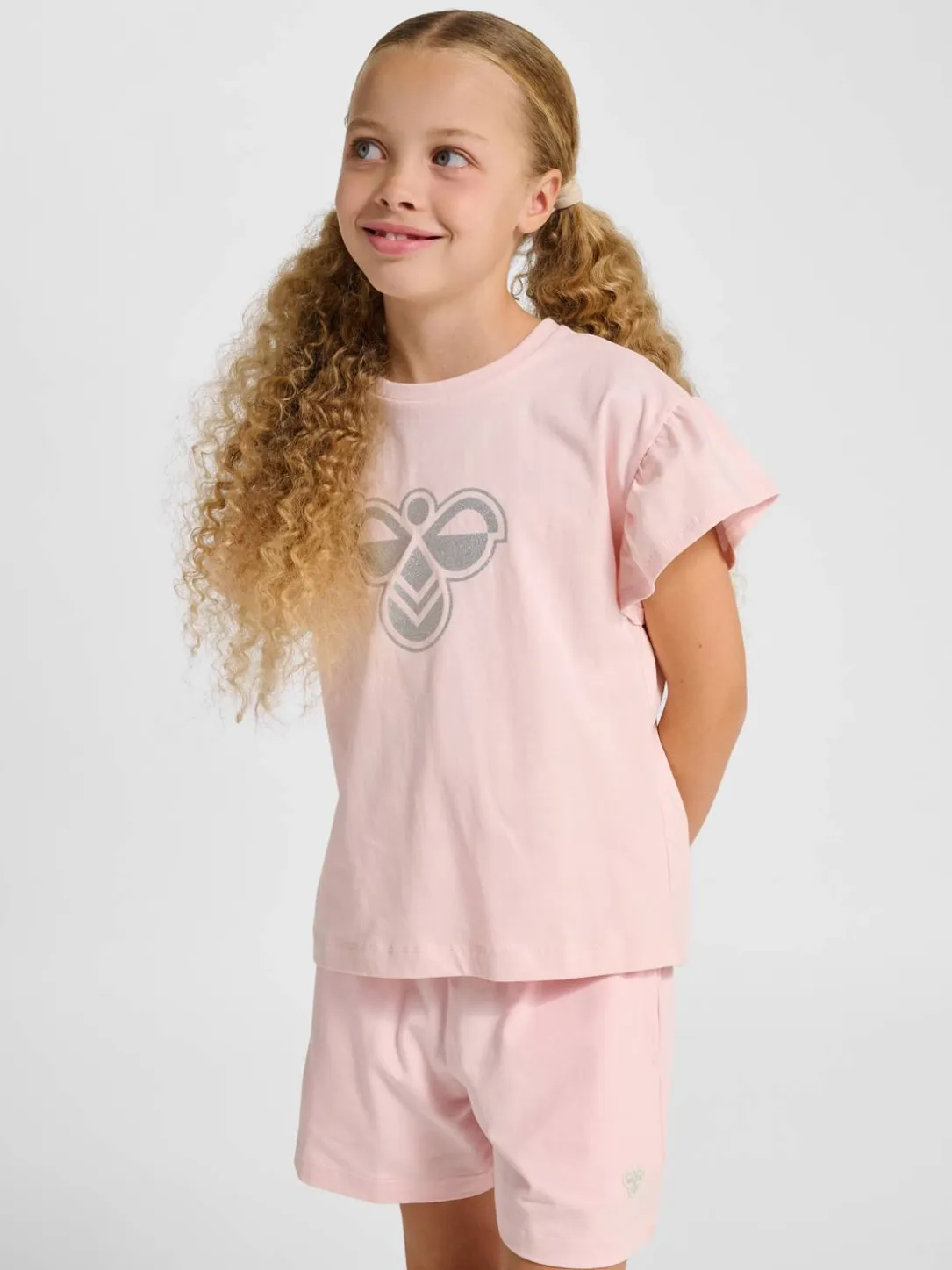 hmlJR RUFFLE T-SHIRT SS BIG BEE