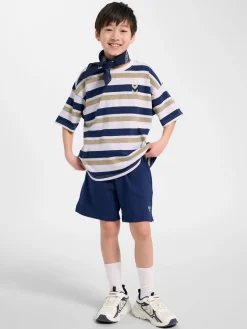 hmlJR SILLY S/S BOXY T-SHIRT STRIPE