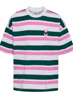 hmlJR SILLY S/S BOXY T-SHIRT STRIPE