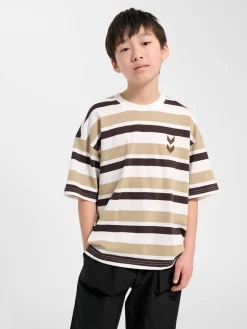 hmlJR SILLY S/S BOXY T-SHIRT STRIPE
