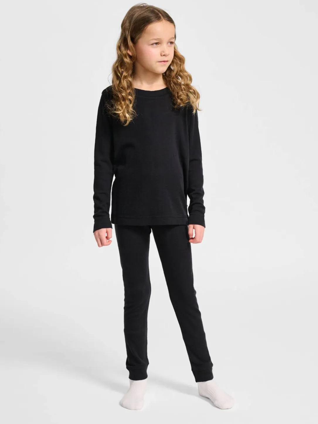 hmlJR WOOL RIB T-SHIRT L/S