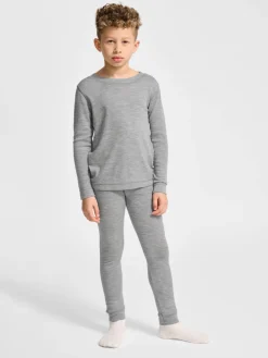 hmlJR WOOL RIB T-SHIRT L/S