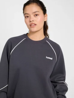 hmlKEEPER W BOXY PIPING CREWNECK