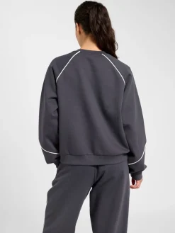 hmlKEEPER W BOXY PIPING CREWNECK