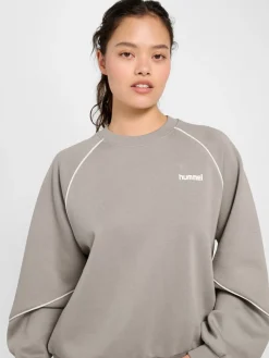 hmlKEEPER W BOXY PIPING CREWNECK