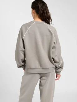 hmlKEEPER W BOXY PIPING CREWNECK