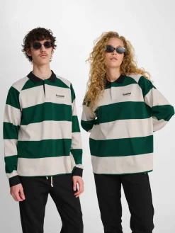 hmlLOOSE STRIPED POLO L/S