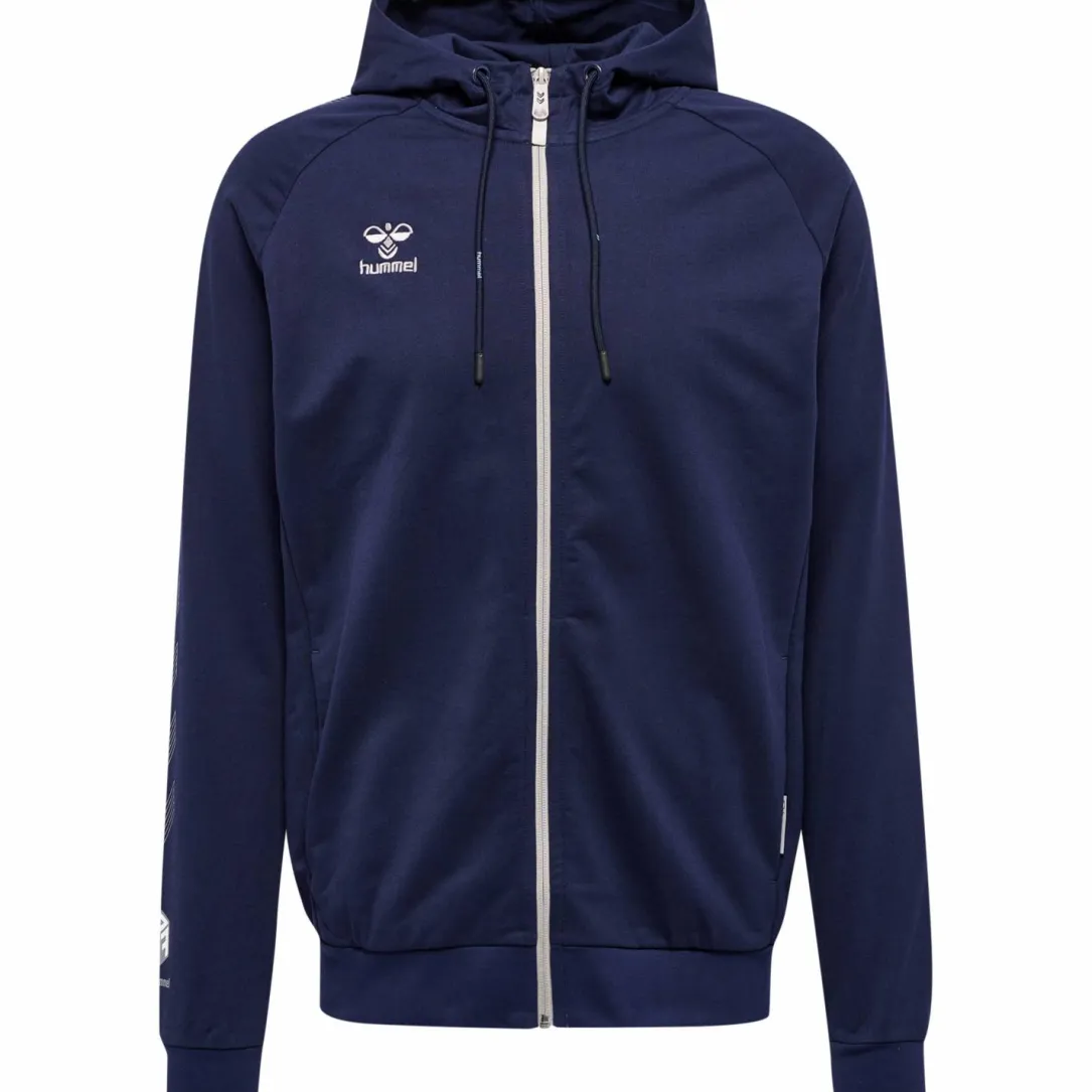 hmlMOVE GRID COTTON ZIP HOODIE