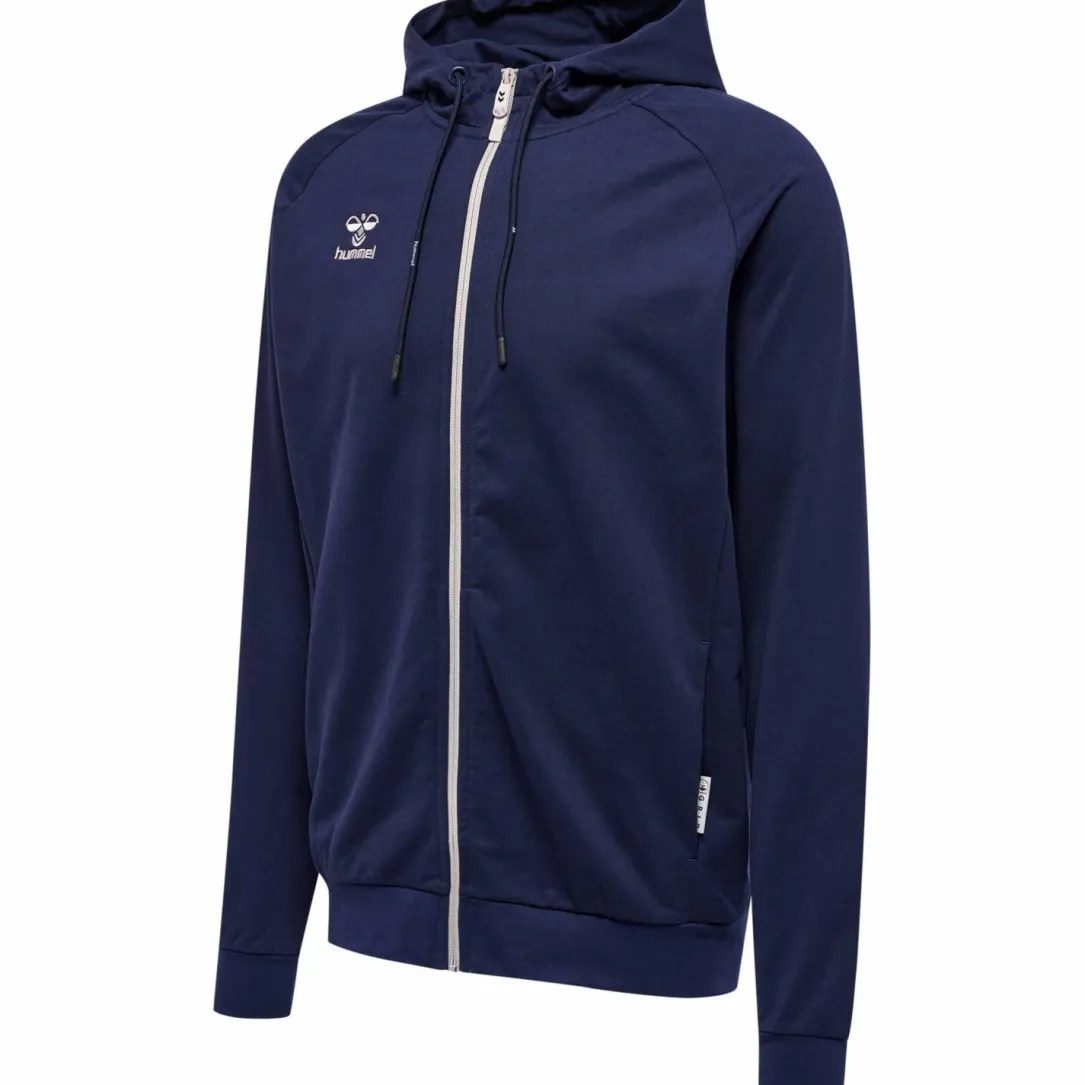 hmlMOVE GRID COTTON ZIP HOODIE