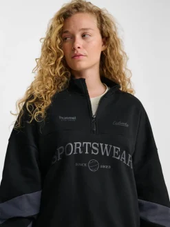 hmlOVERSIZED HALFZIP SW