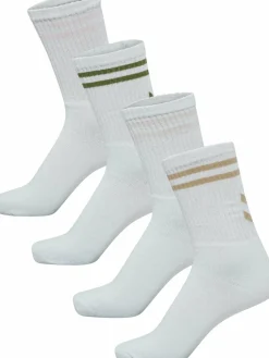 hml4 PACK DOUBLE STRIPE CREW SOCK