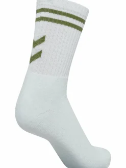 hml4 PACK DOUBLE STRIPE CREW SOCK