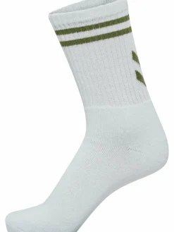 hml4 PACK DOUBLE STRIPE CREW SOCK