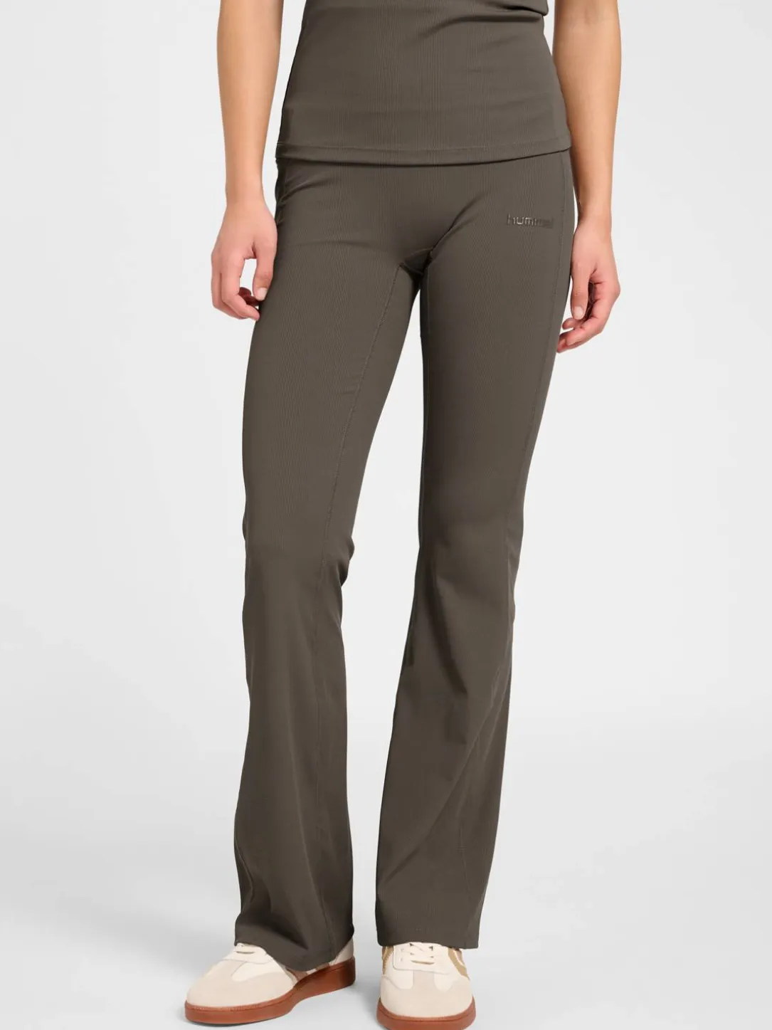hmlPRIMA RIB STRAIGHT LEG HW TIGHTS