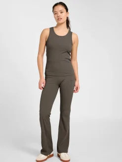 hmlPRIMA RIB STRAIGHT LEG HW TIGHTS