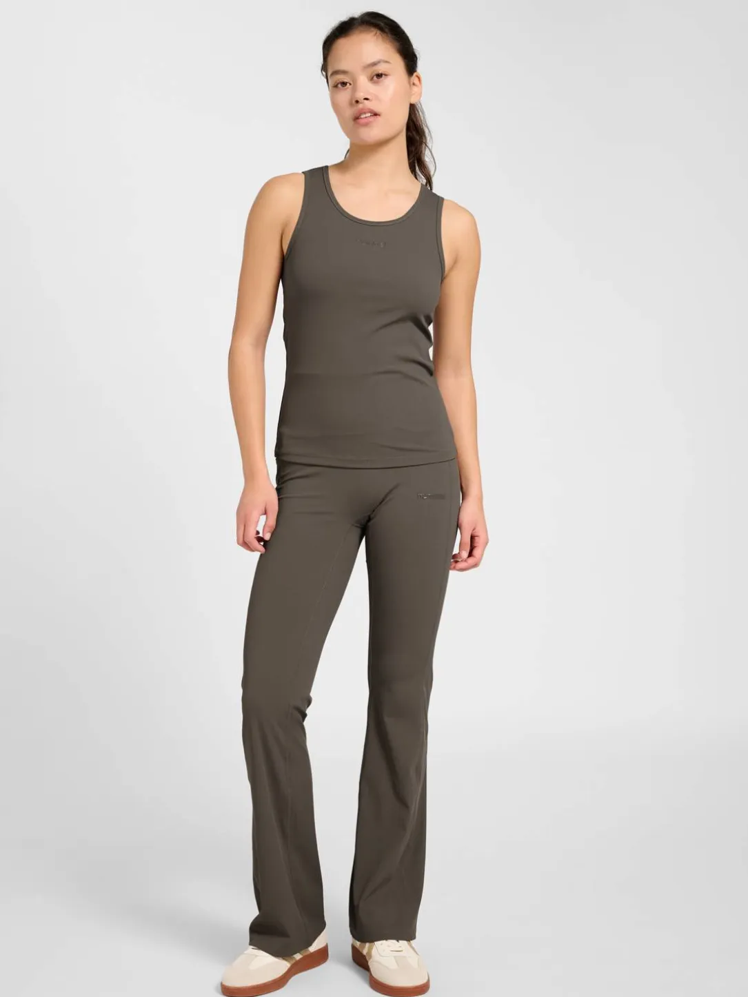 hmlPRIMA RIB STRAIGHT LEG HW TIGHTS