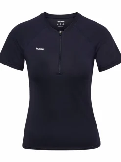 hmlPRIMA W HALF ZIP T-SHIRT S/S