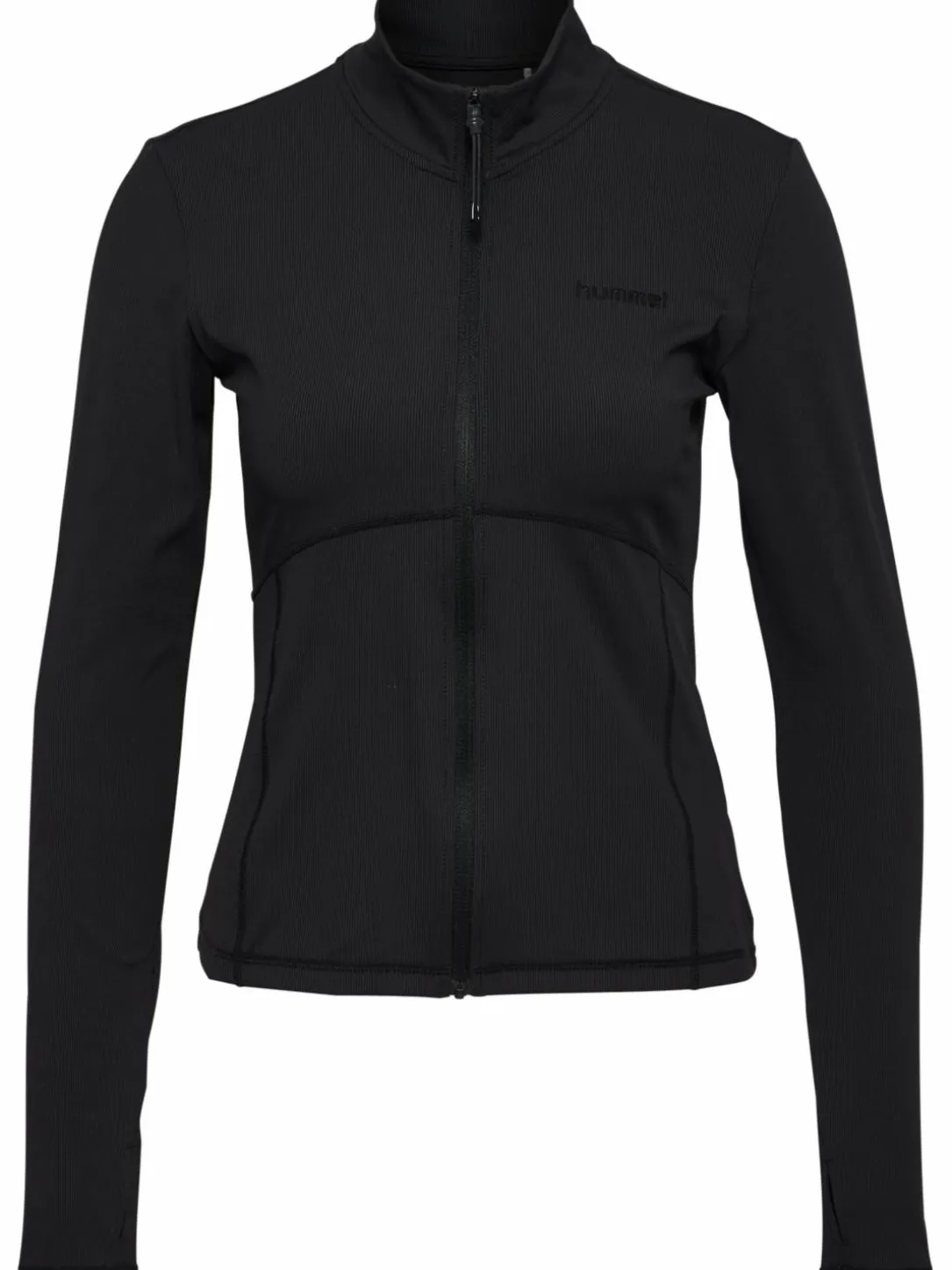 hmlPRIMA W RIB ZIP BLOUSE