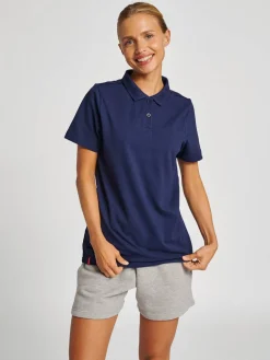 hmlRED CLASSIC POLO WOMAN