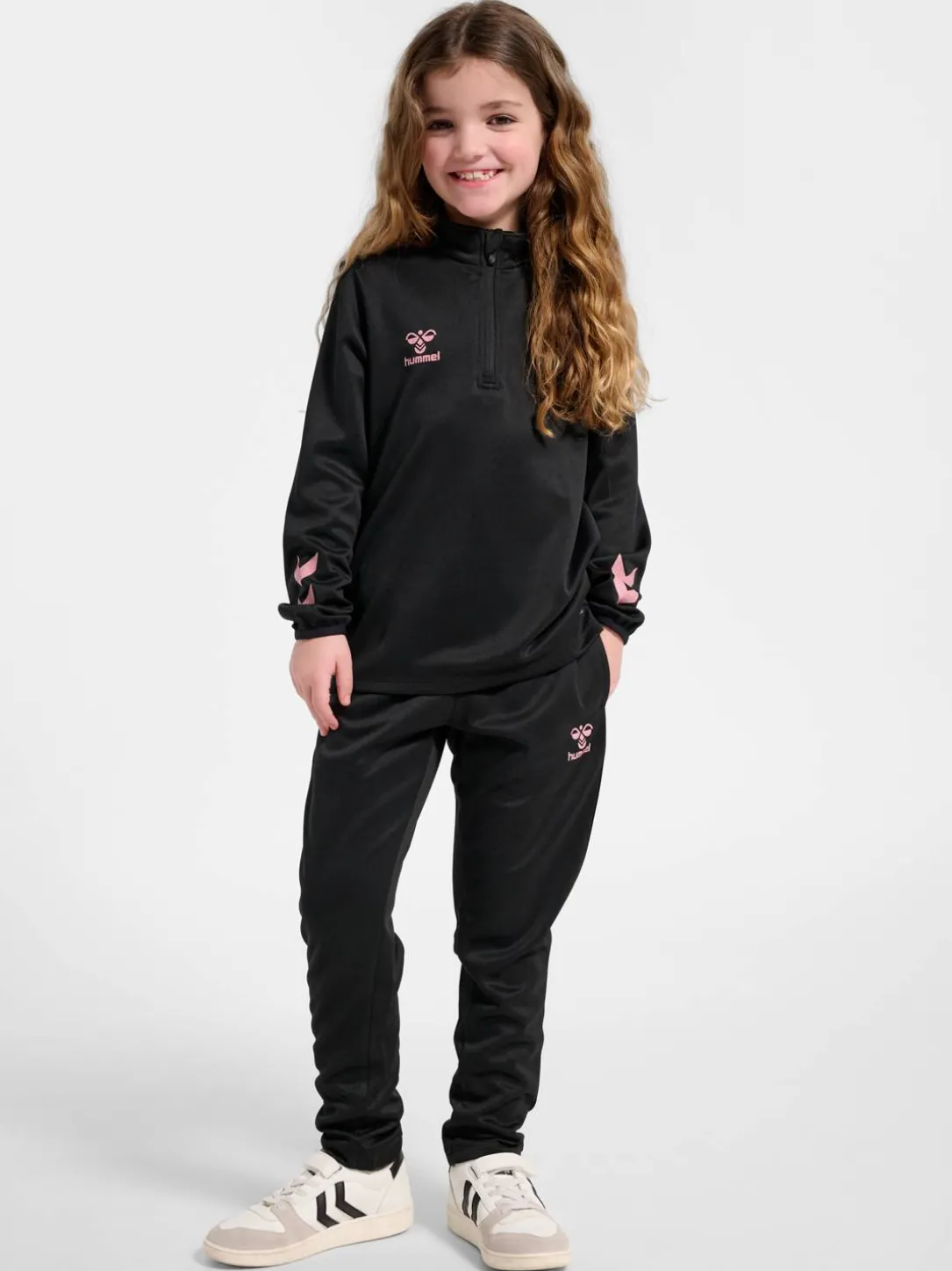 hmlSHIMMER HALF ZIP KIDS