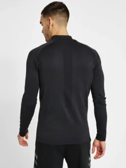 hmlSTROKE SEAMLESS HALF ZIP