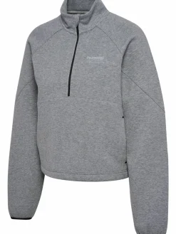 hmlTECH FLEECE WOMEN BOXY HALF ZIP