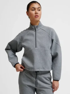 hmlTECH FLEECE WOMEN BOXY HALF ZIP