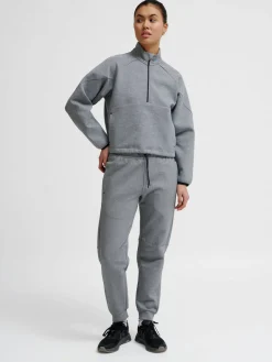 hmlTECH FLEECE WOMEN BOXY HALF ZIP