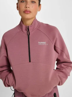 hmlTECH FLEECE WOMEN BOXY HALF ZIP