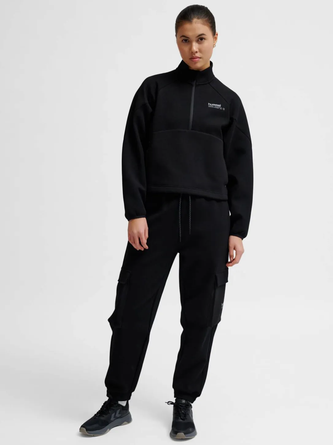 hmlTECH FLEECE WOMEN BOXY HALF ZIP