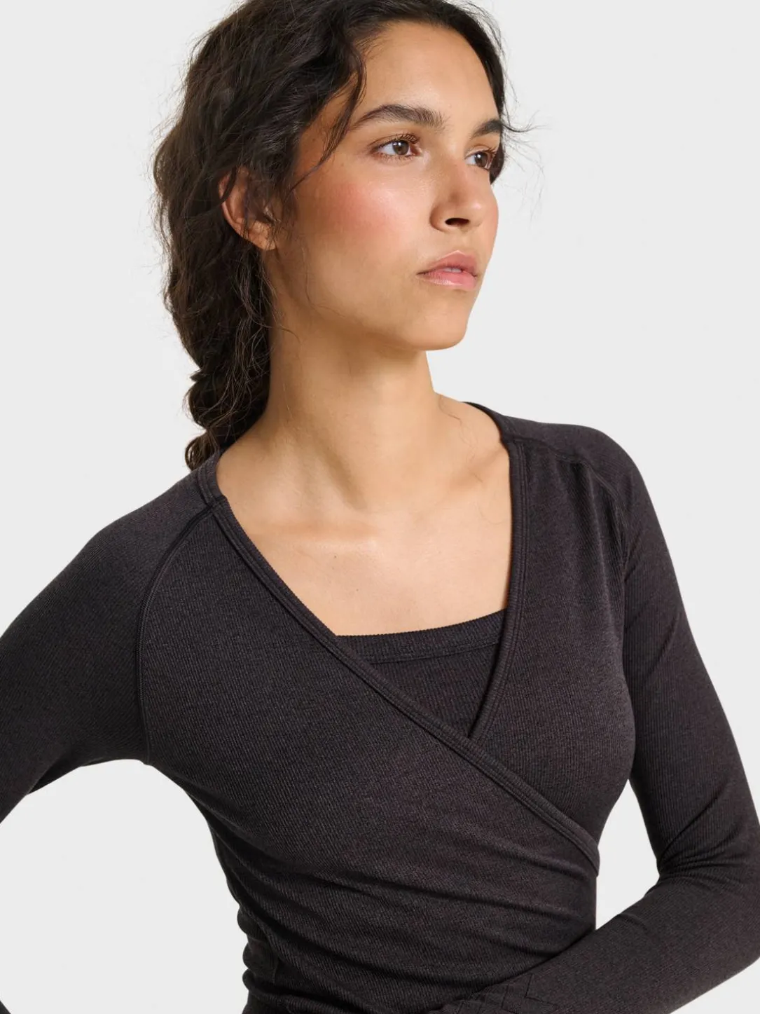 hmlYOGA SEAMLESS RIB T-SHIRT L/S