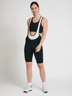 WOMENS CORE BIKE PANEL BIB SHORTS