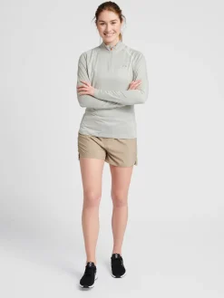 WOMEN 1/2 ZIP L/S